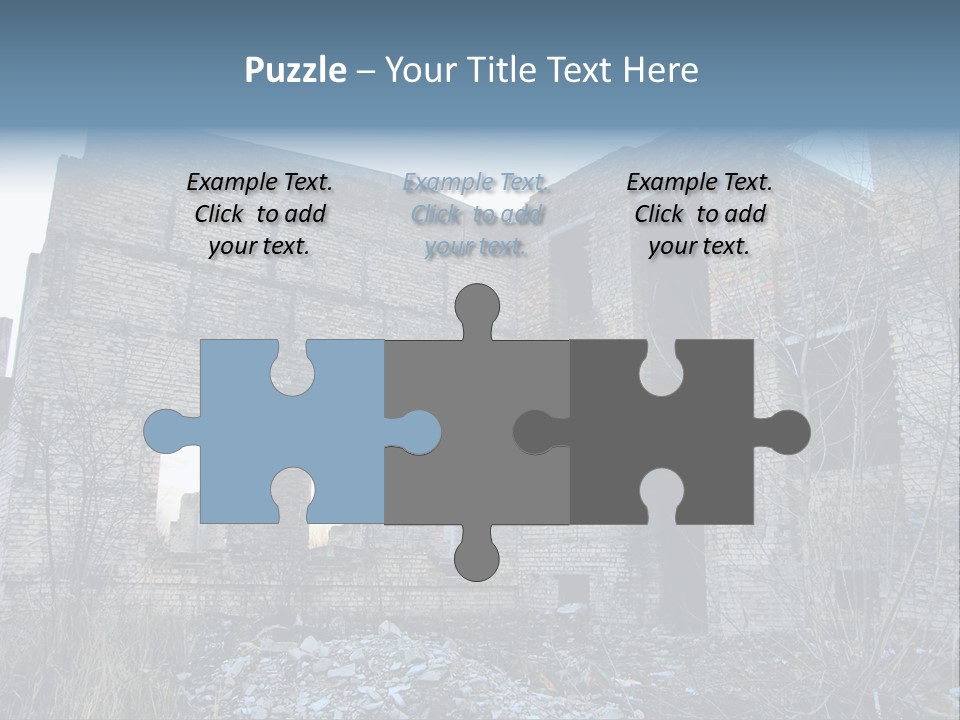 Chernobyl City PowerPoint Template