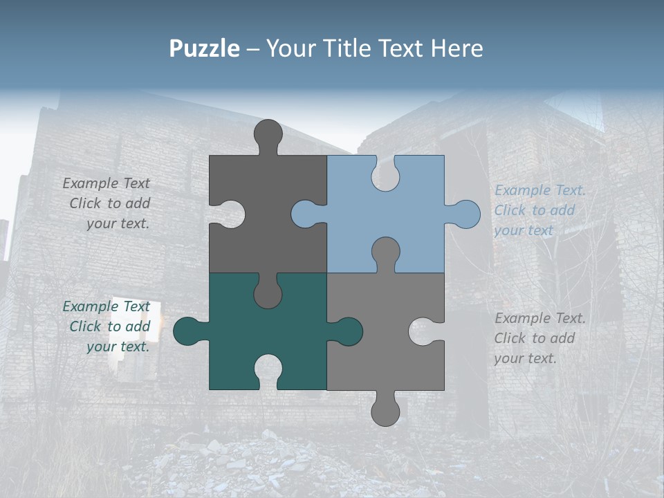 Chernobyl City PowerPoint Template