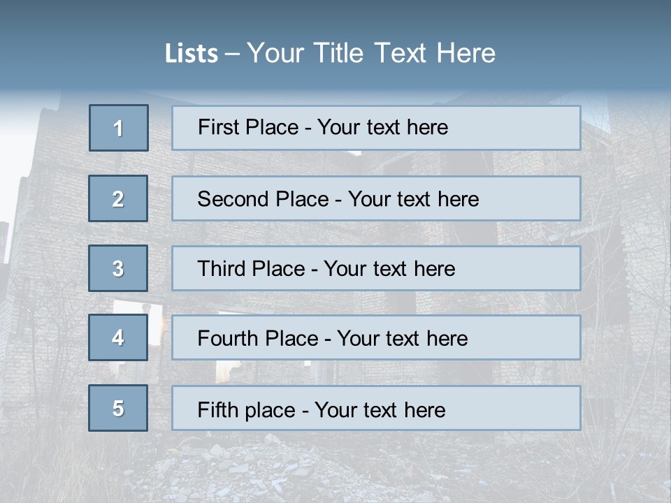 Chernobyl City PowerPoint Template