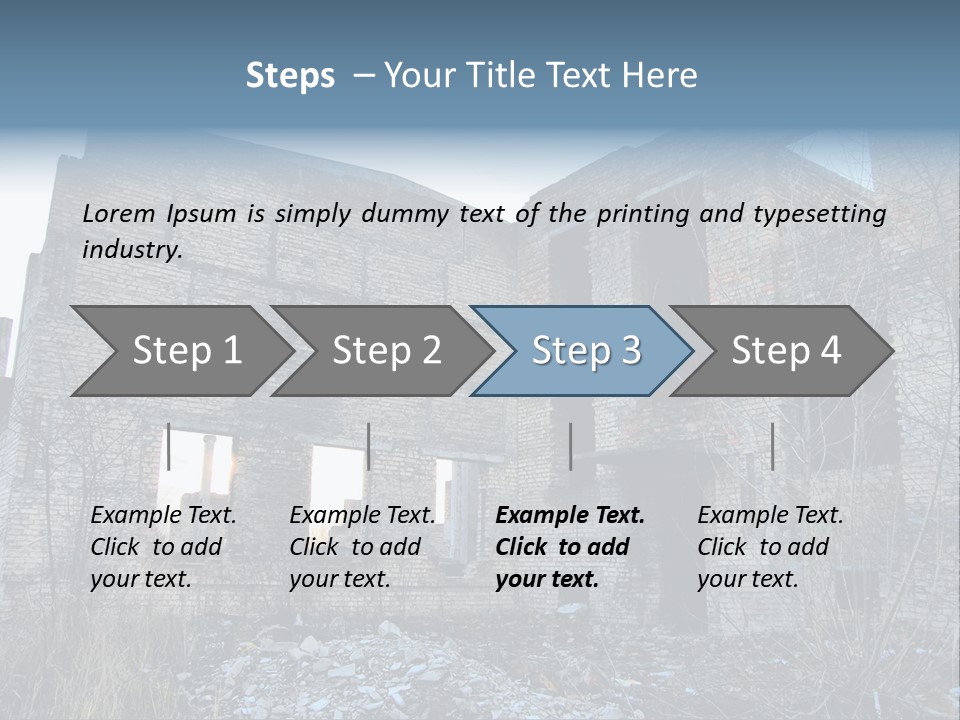 Chernobyl City PowerPoint Template