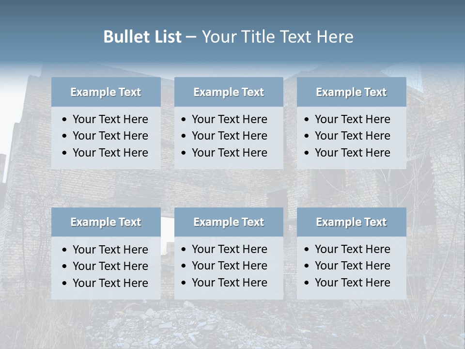 Chernobyl City PowerPoint Template