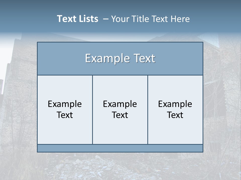 Chernobyl City PowerPoint Template
