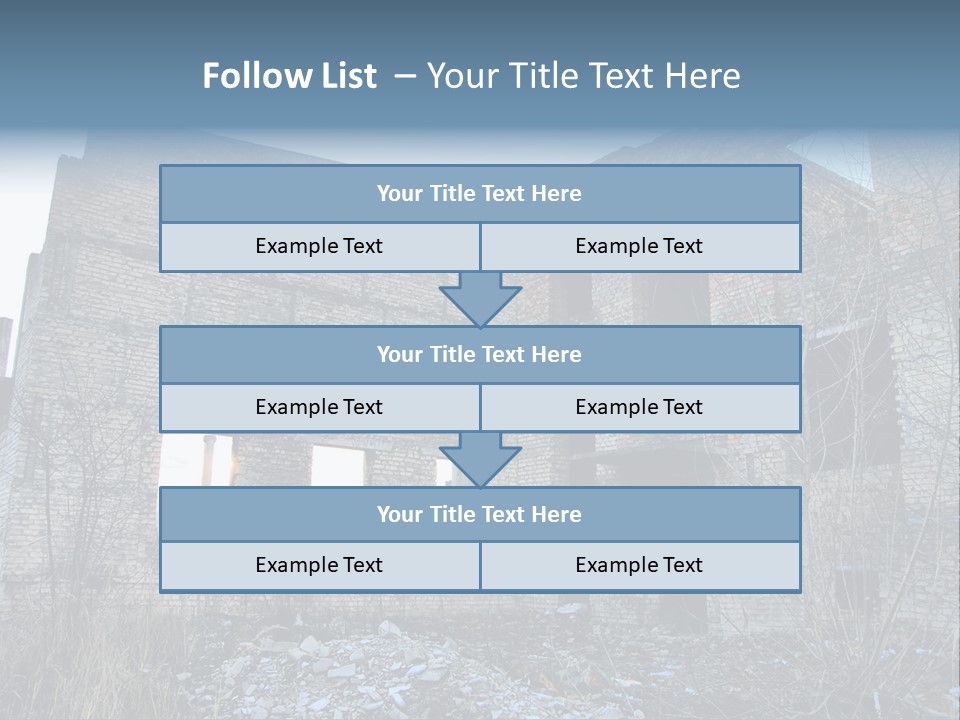 Chernobyl City PowerPoint Template