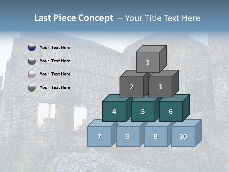 Chernobyl City PowerPoint Template