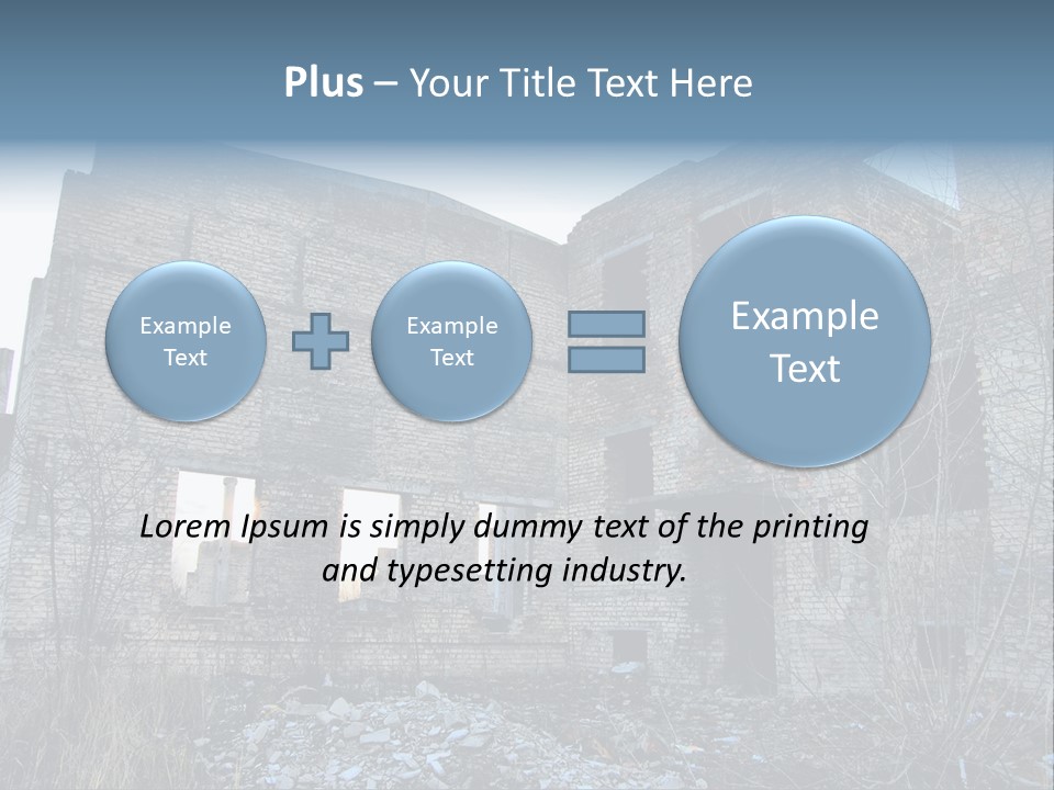 Chernobyl City PowerPoint Template