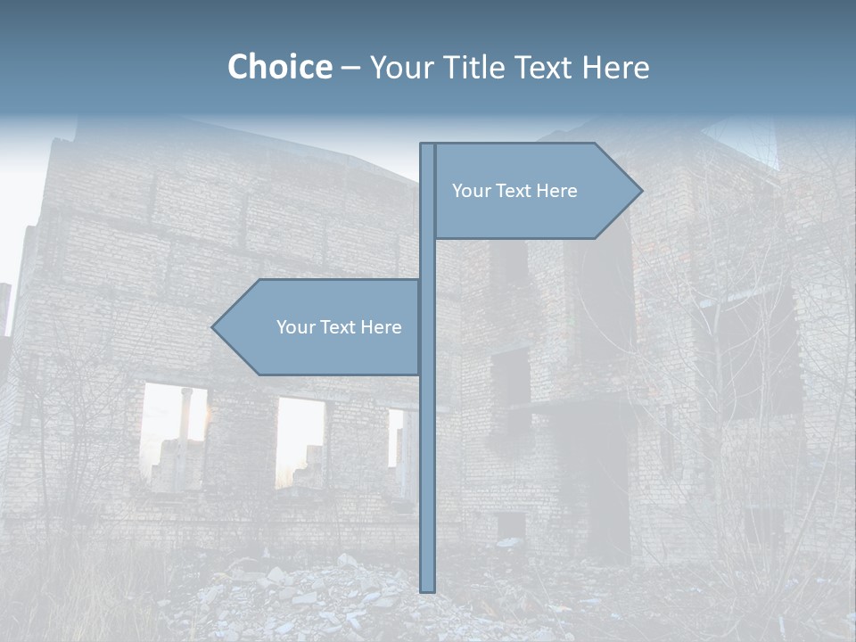 Chernobyl City PowerPoint Template