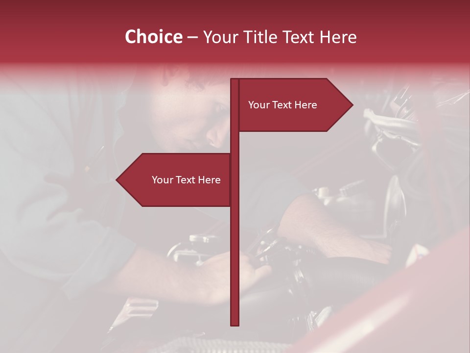 Car Repairer PowerPoint Template