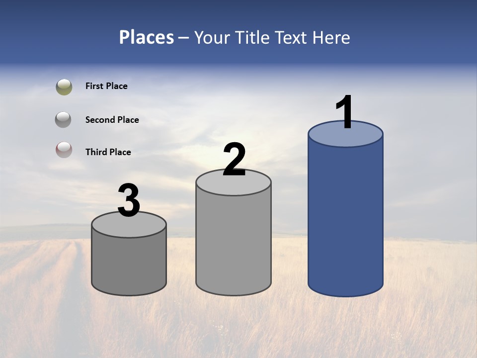 Country Sky Meadow PowerPoint Template
