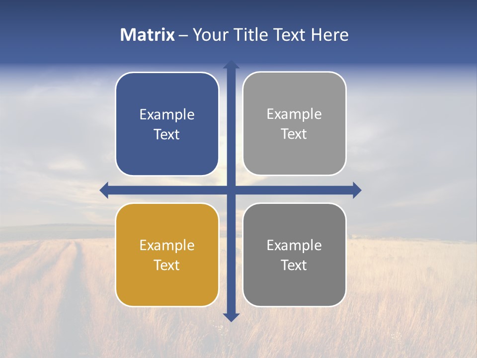 Country Sky Meadow PowerPoint Template