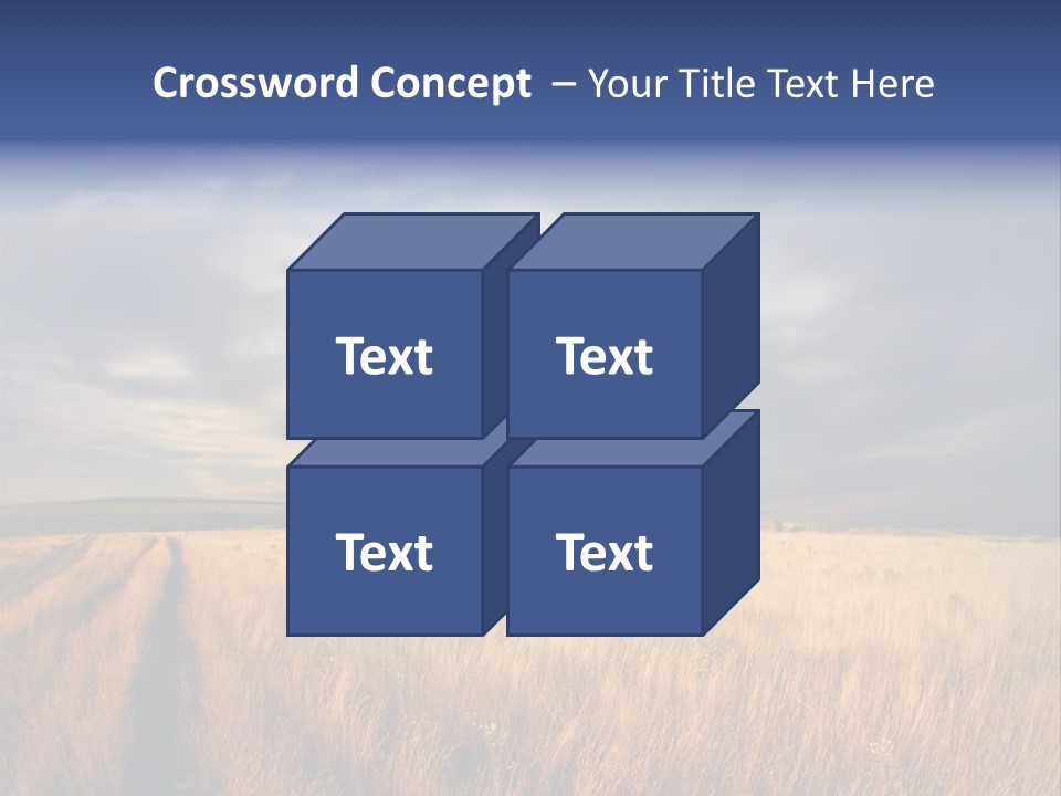Country Sky Meadow PowerPoint Template
