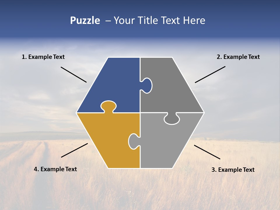 Country Sky Meadow PowerPoint Template