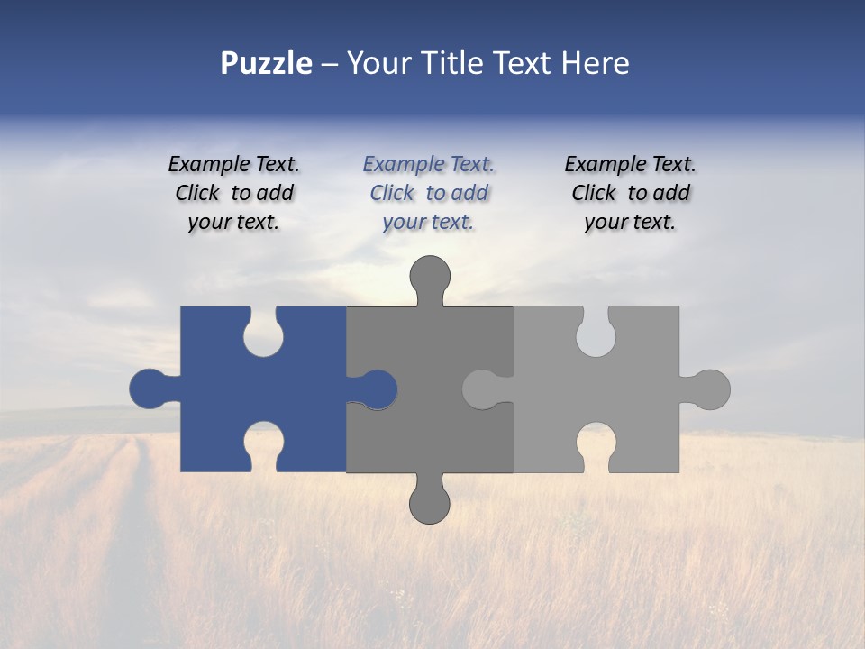 Country Sky Meadow PowerPoint Template