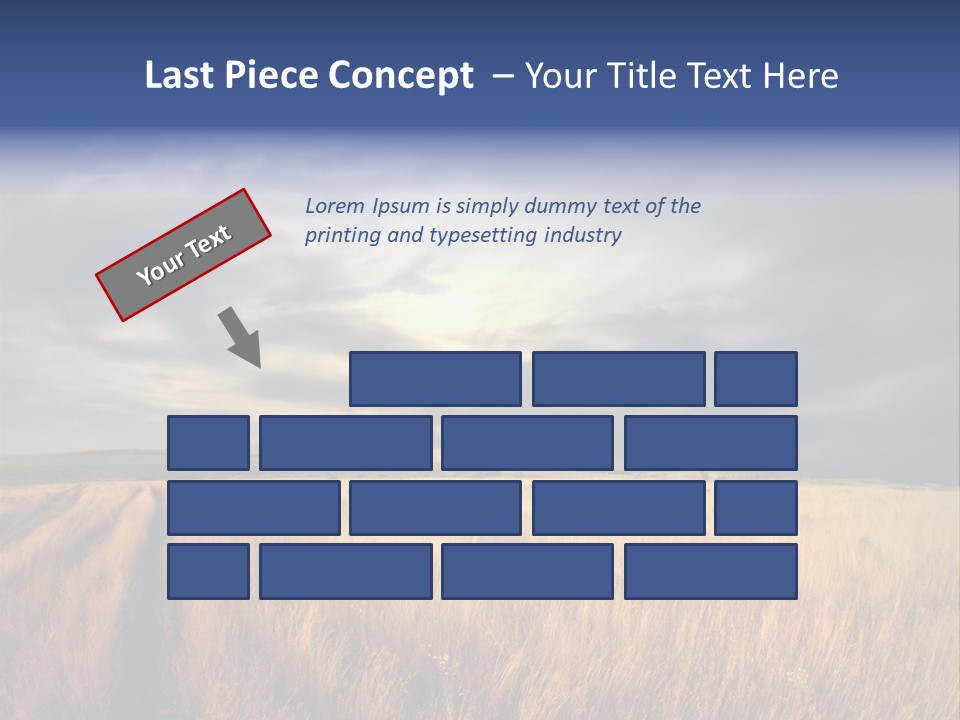 Country Sky Meadow PowerPoint Template
