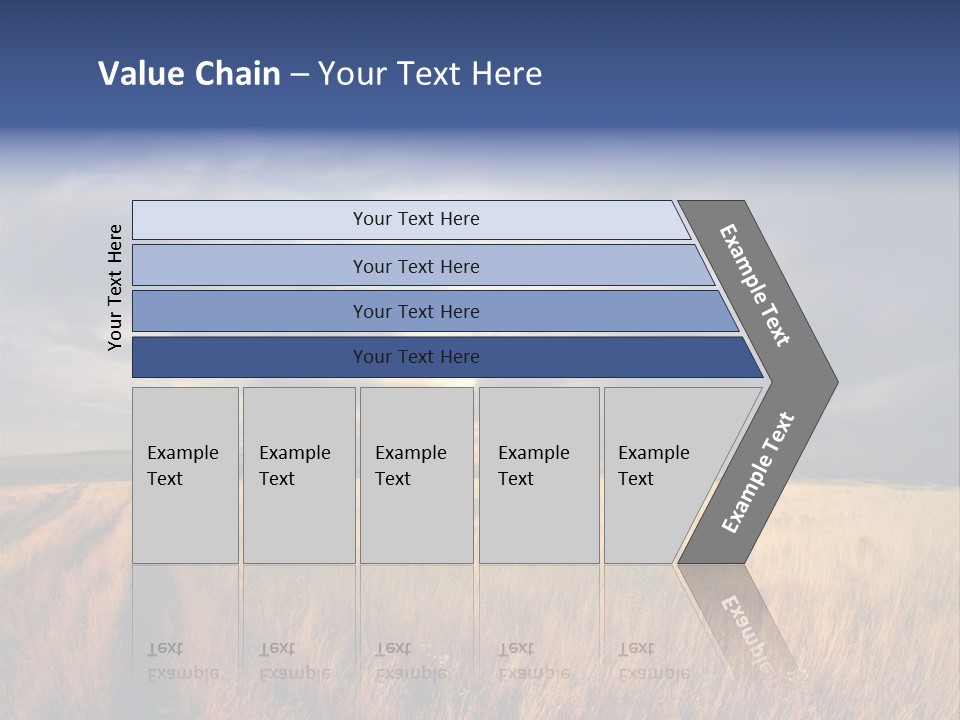 Country Sky Meadow PowerPoint Template