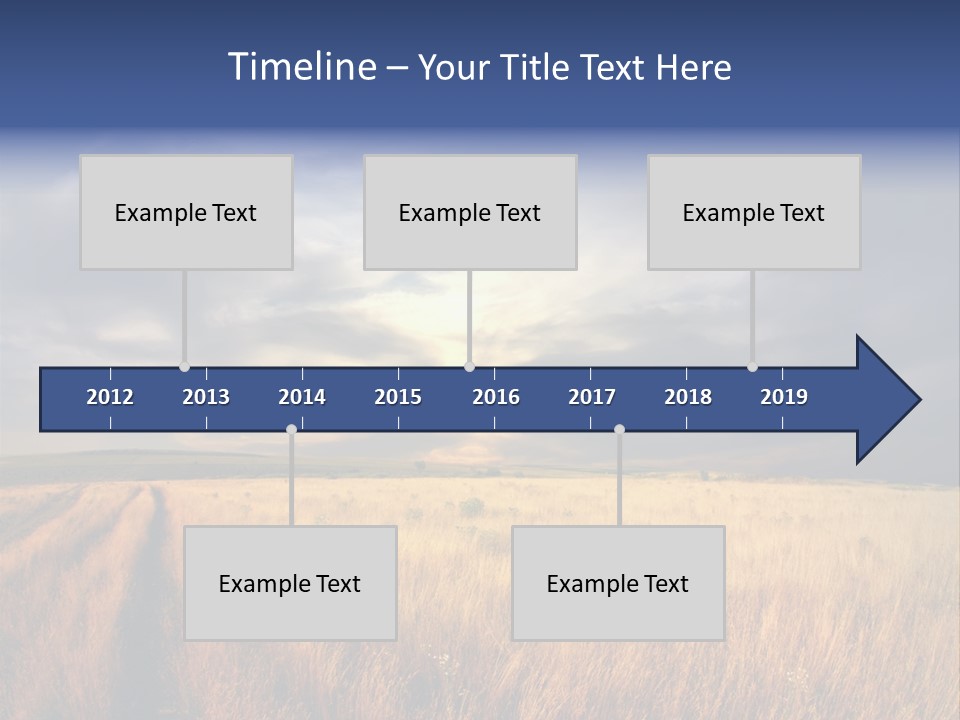 Country Sky Meadow PowerPoint Template
