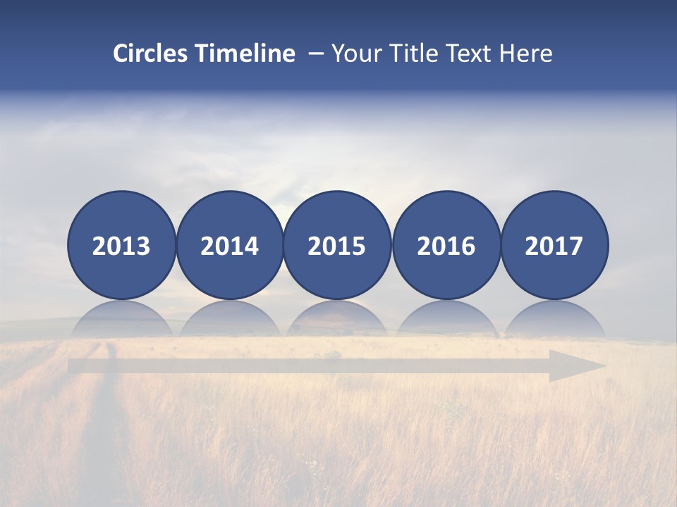 Country Sky Meadow PowerPoint Template