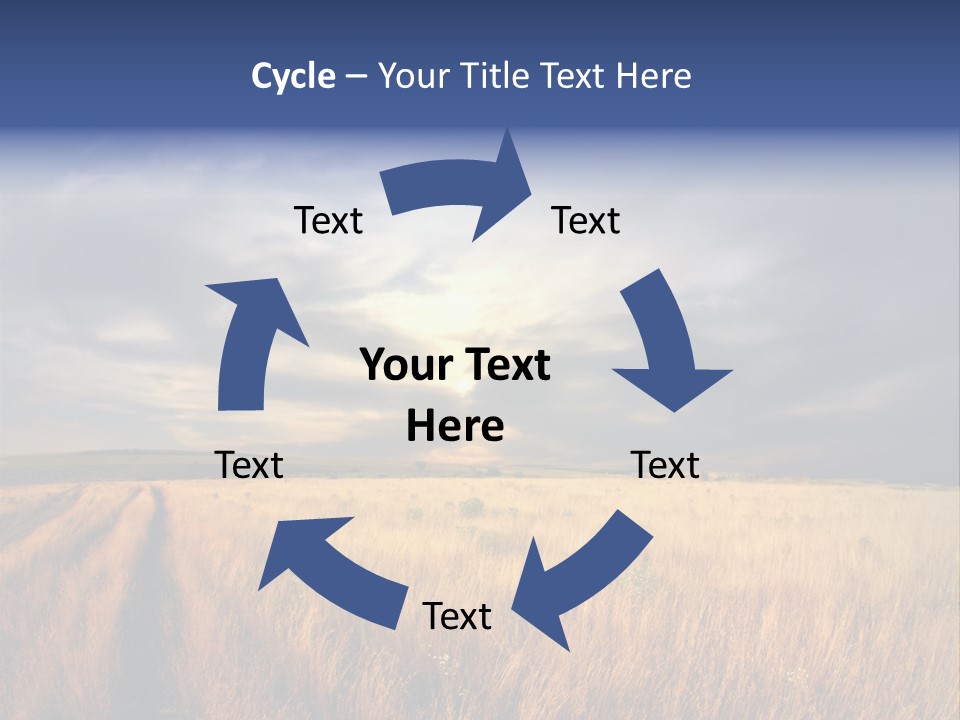 Country Sky Meadow PowerPoint Template