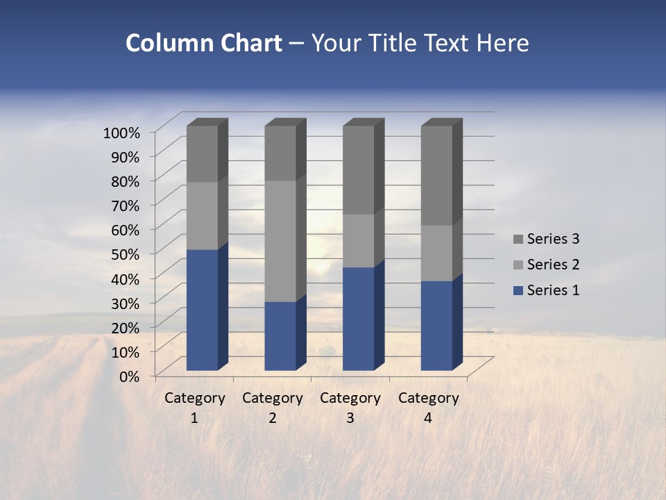 Country Sky Meadow PowerPoint Template