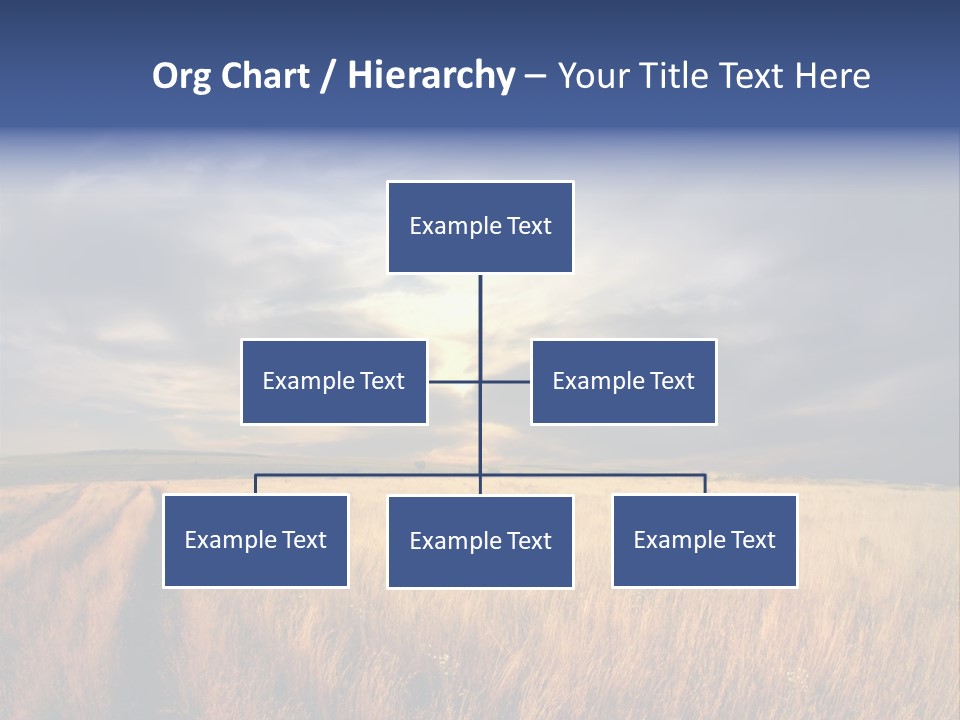 Country Sky Meadow PowerPoint Template
