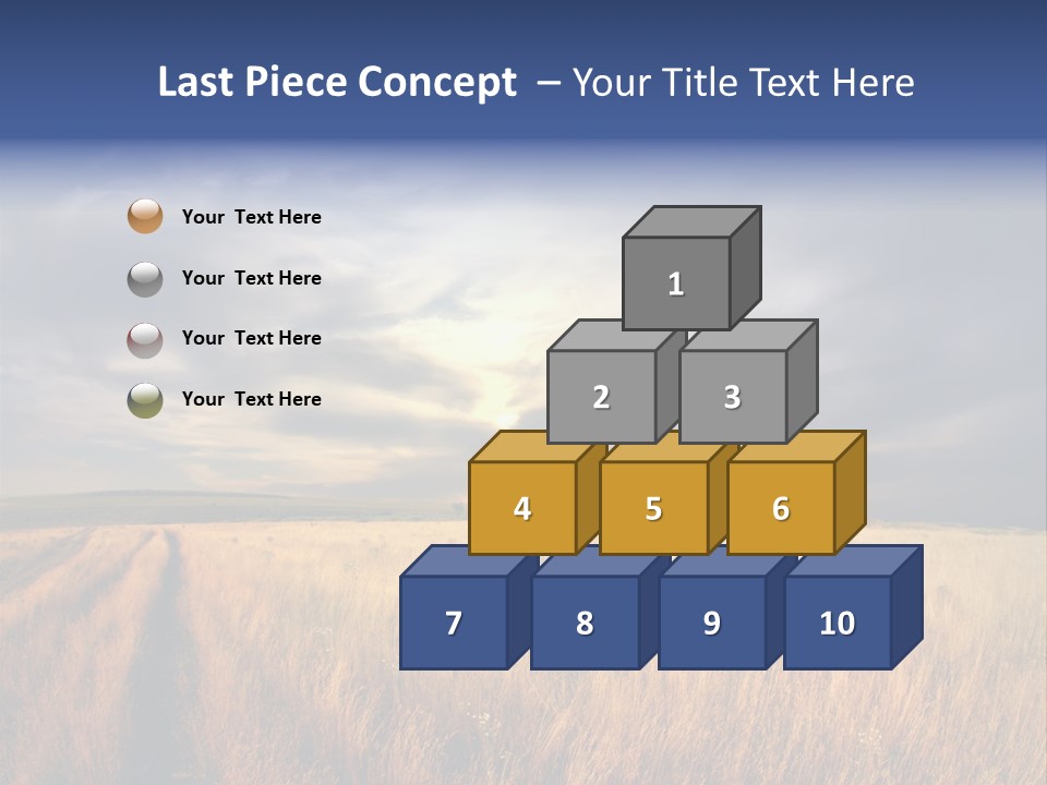 Country Sky Meadow PowerPoint Template