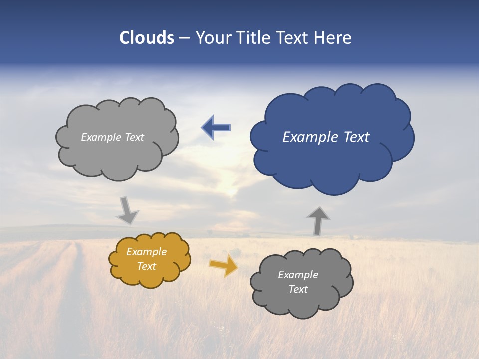 Country Sky Meadow PowerPoint Template