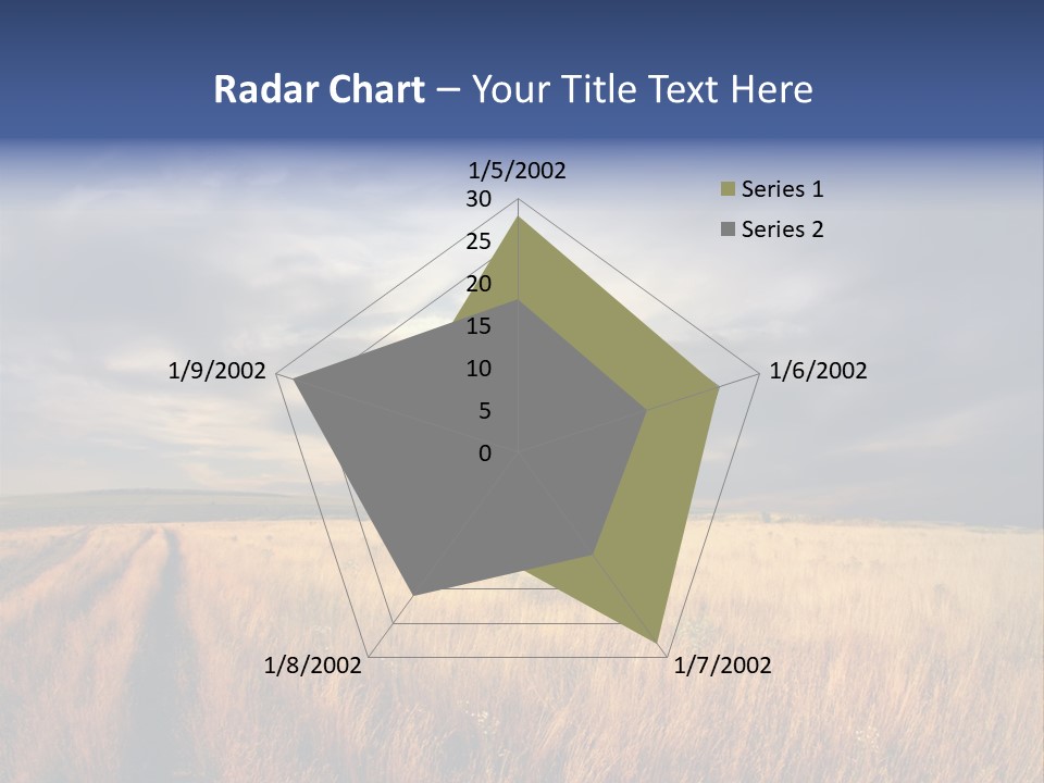 Country Sky Meadow PowerPoint Template
