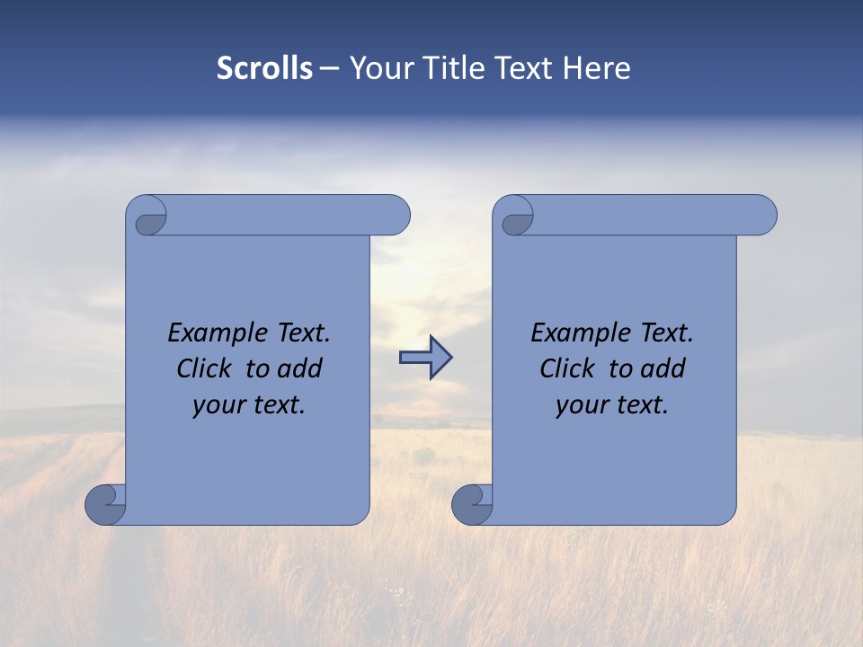 Country Sky Meadow PowerPoint Template