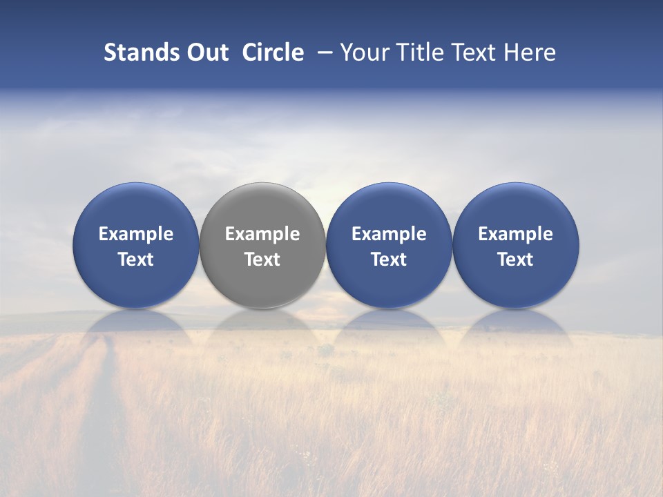 Country Sky Meadow PowerPoint Template