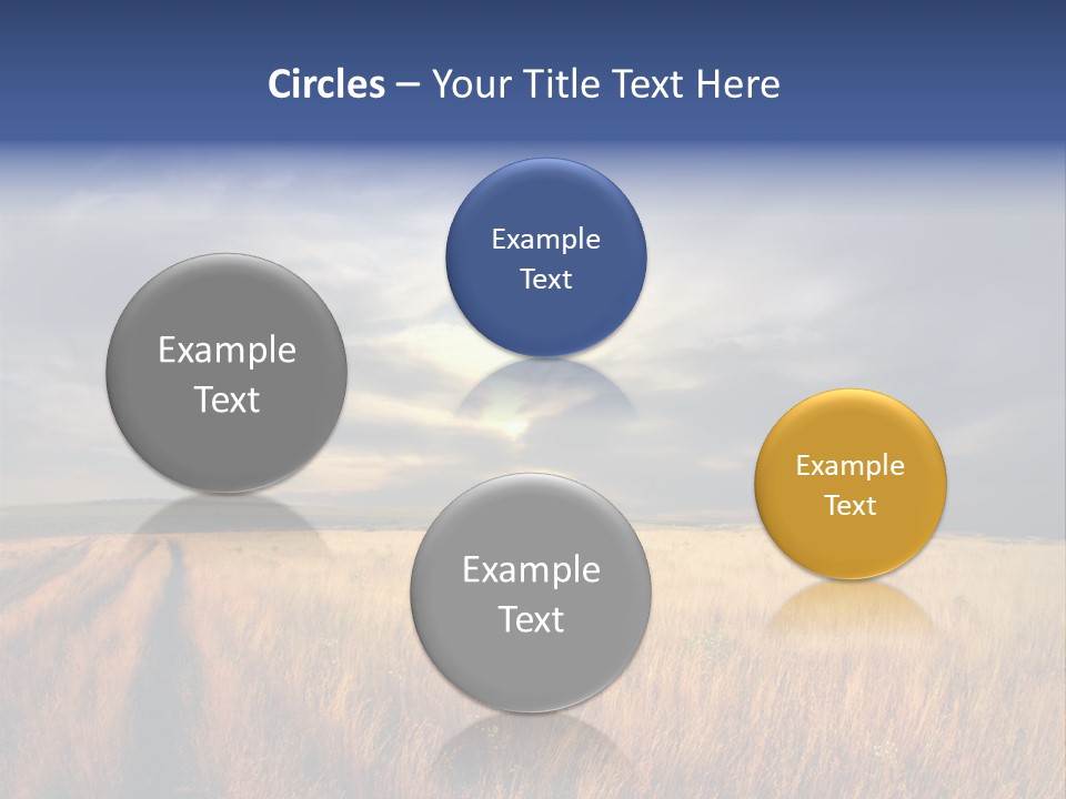 Country Sky Meadow PowerPoint Template