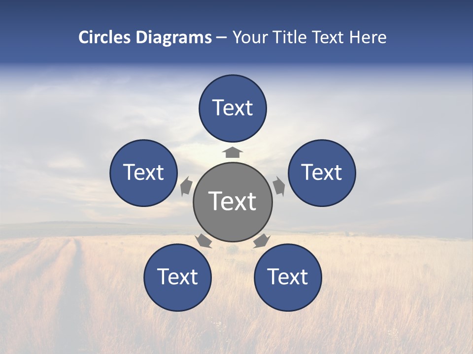 Country Sky Meadow PowerPoint Template