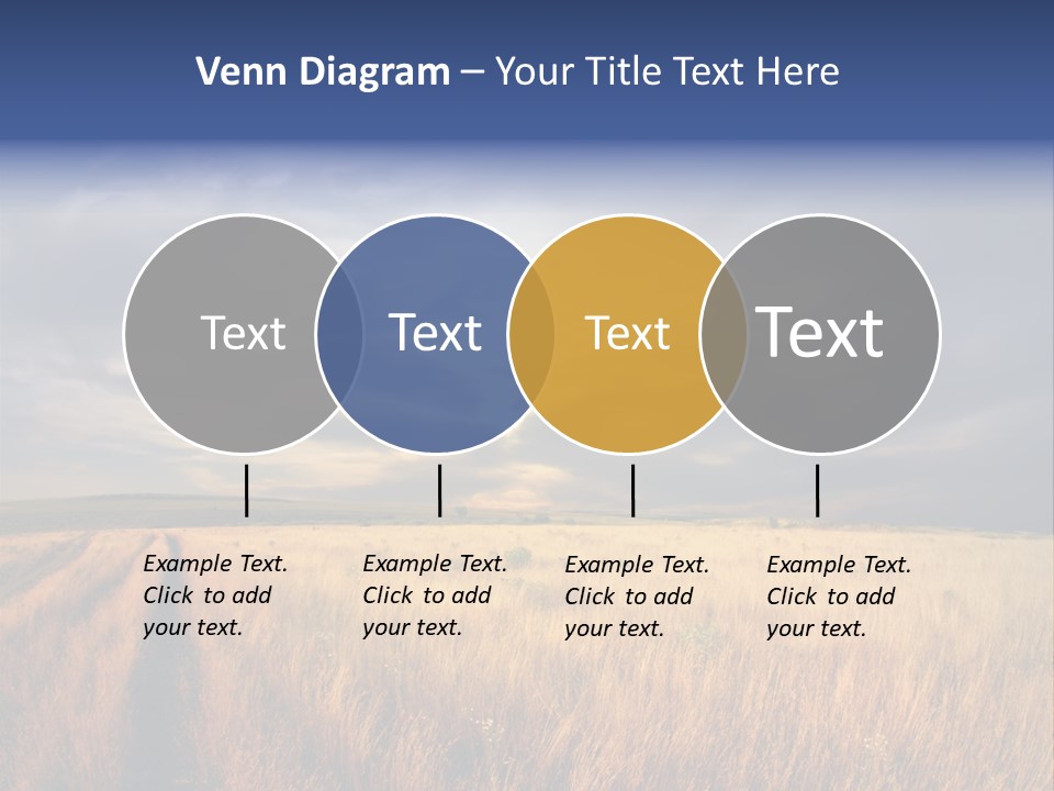 Country Sky Meadow PowerPoint Template
