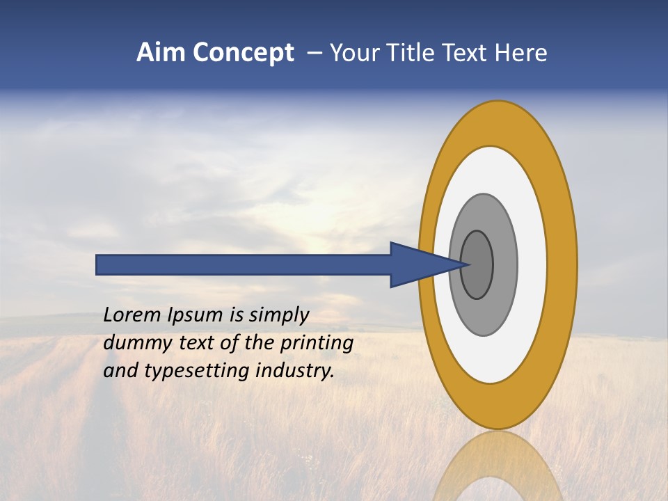 Country Sky Meadow PowerPoint Template