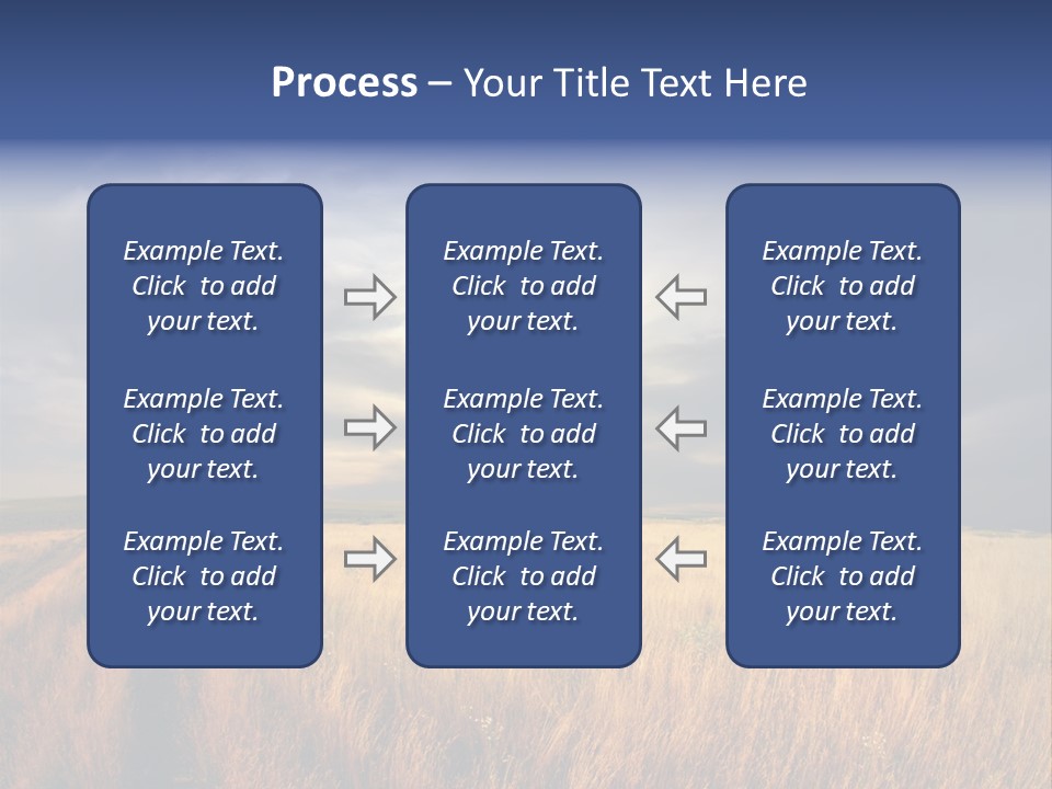 Country Sky Meadow PowerPoint Template