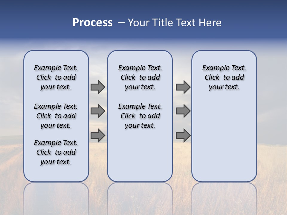 Country Sky Meadow PowerPoint Template
