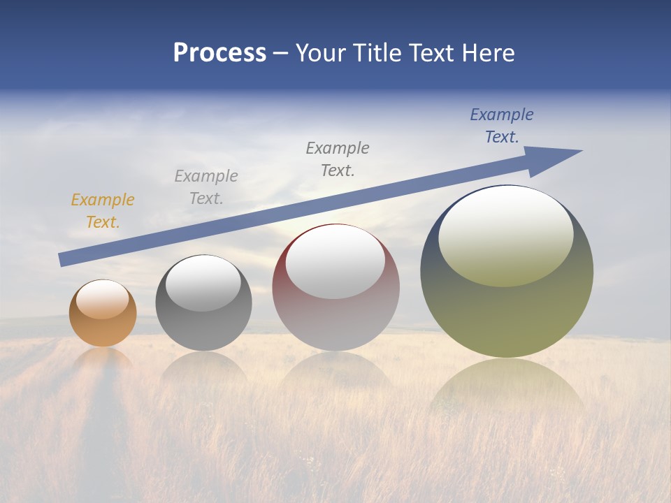 Country Sky Meadow PowerPoint Template