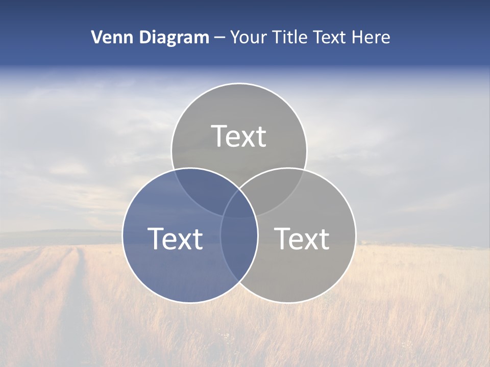 Country Sky Meadow PowerPoint Template