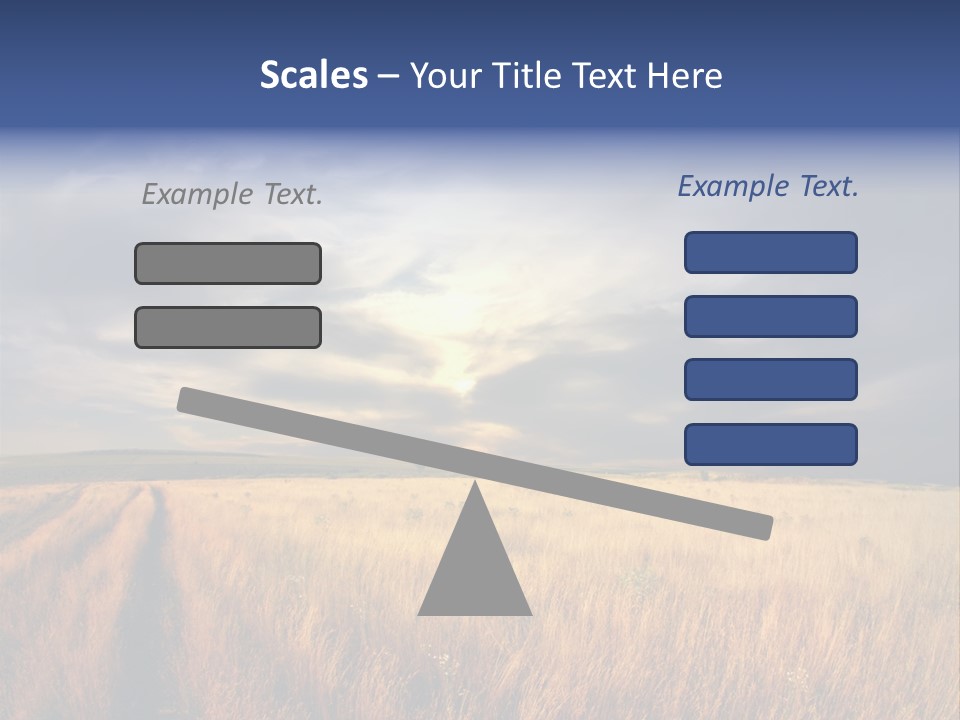 Country Sky Meadow PowerPoint Template