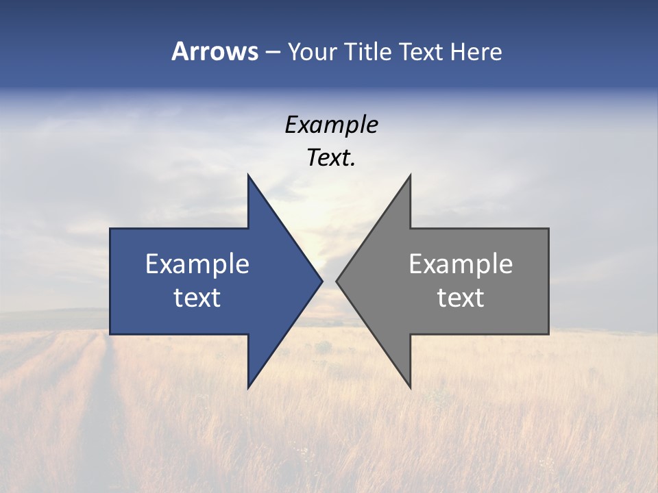 Country Sky Meadow PowerPoint Template