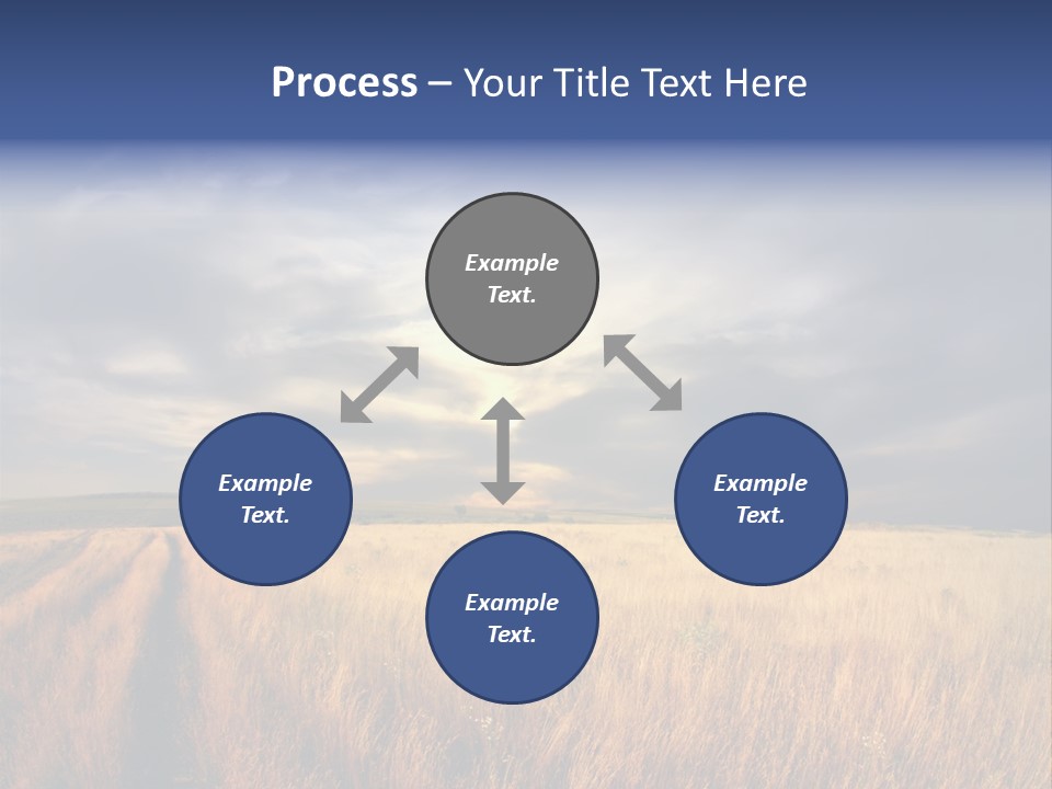 Country Sky Meadow PowerPoint Template