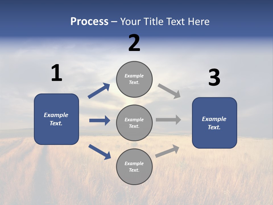 Country Sky Meadow PowerPoint Template