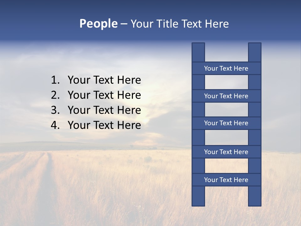 Country Sky Meadow PowerPoint Template