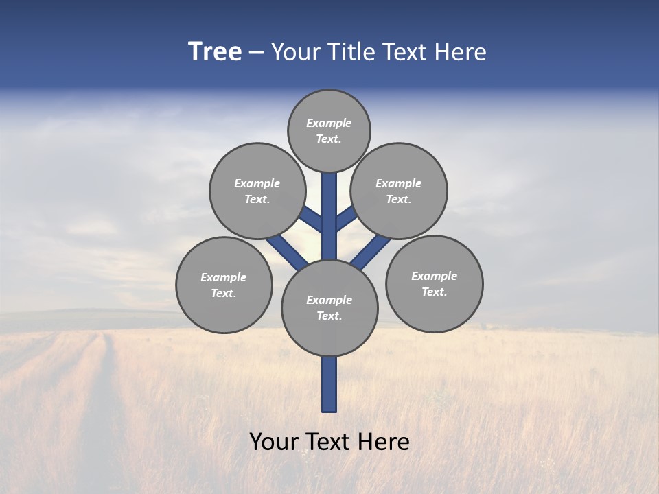 Country Sky Meadow PowerPoint Template