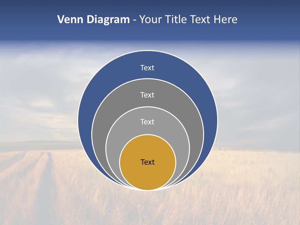 Country Sky Meadow PowerPoint Template