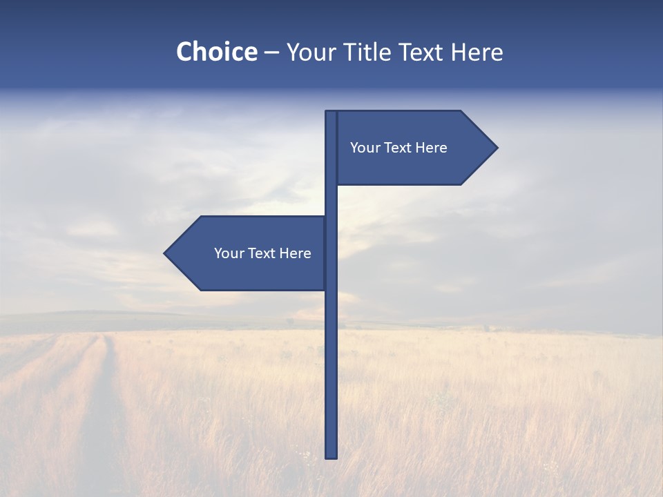 Country Sky Meadow PowerPoint Template