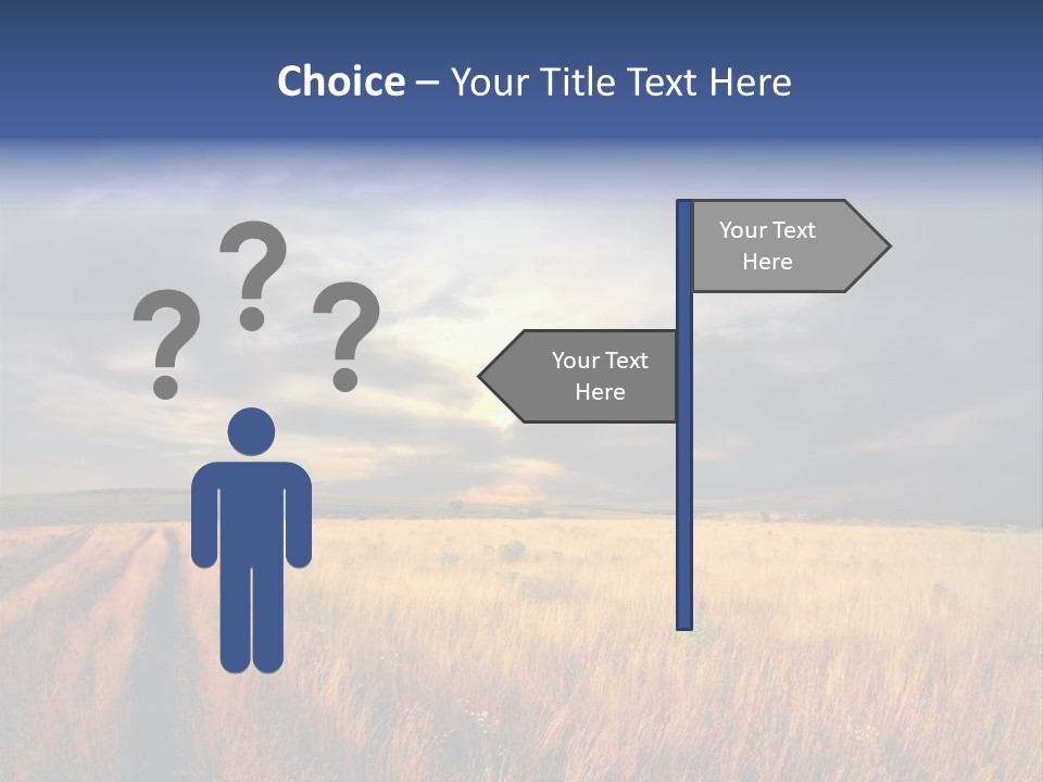 Country Sky Meadow PowerPoint Template