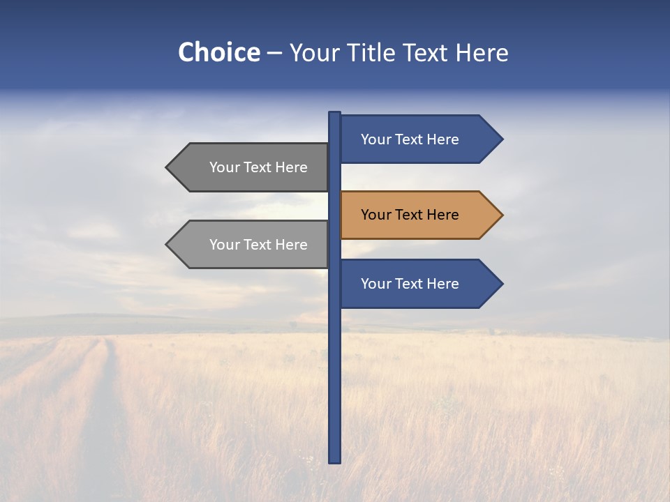 Country Sky Meadow PowerPoint Template