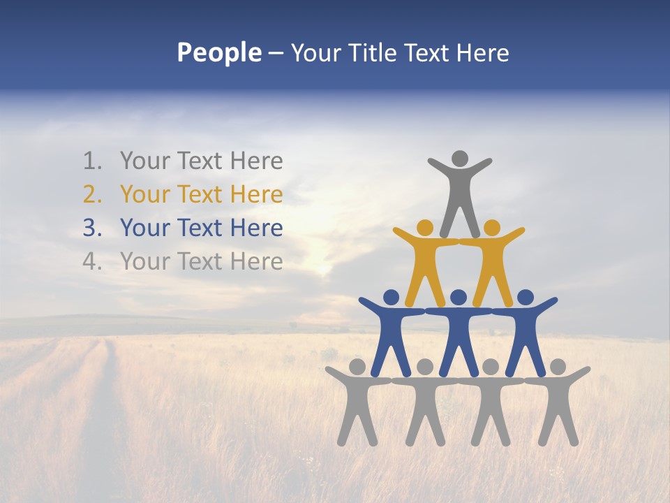 Country Sky Meadow PowerPoint Template