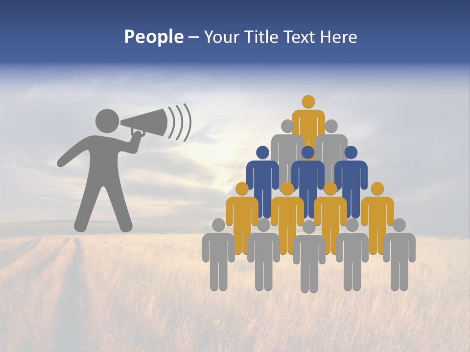 Country Sky Meadow PowerPoint Template