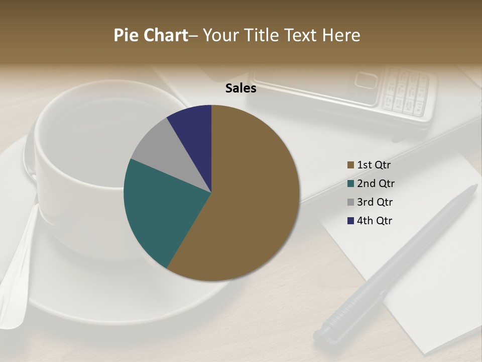 Mobile Communication Keyboard PowerPoint Template