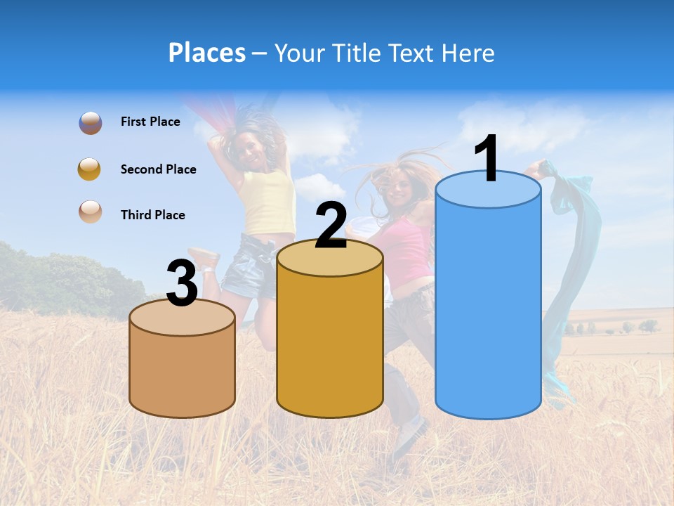 Woman Happy PowerPoint Template